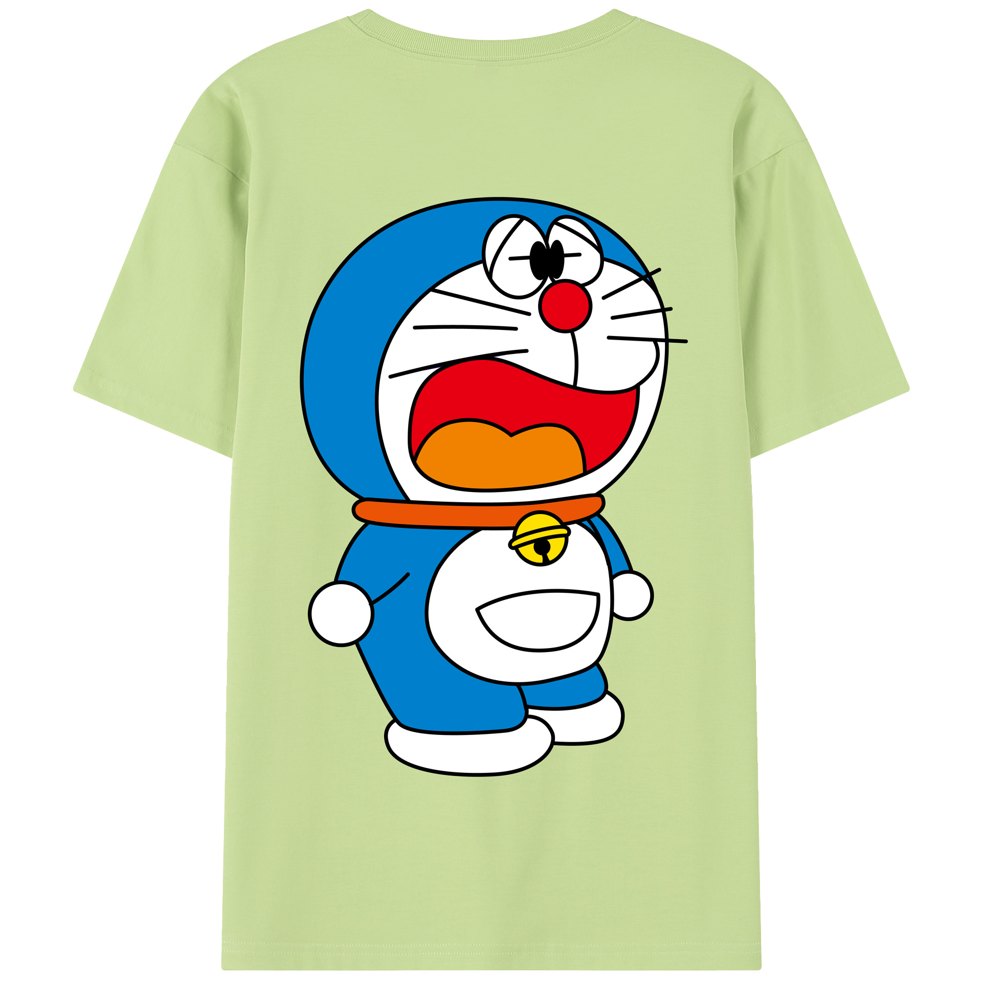 （画像用） ドラえもん Doraemon 綿100％半袖Tシャツ（背面プリント）
